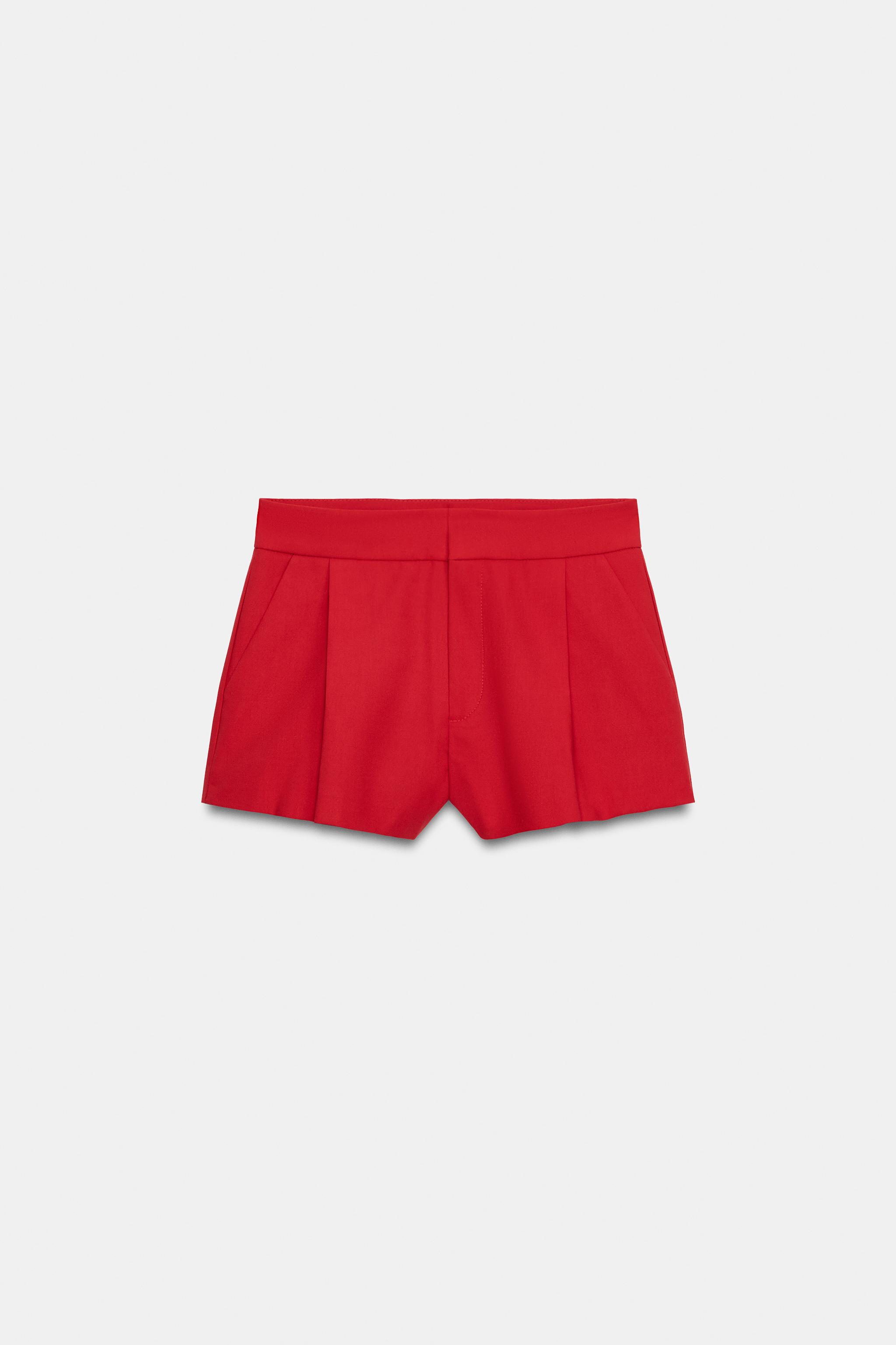 PLEATED SHORTS